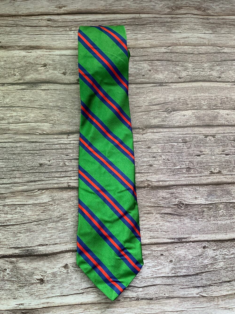 Vintage Polo Ralph Lauren Striped Silk Tie - Made in Italy